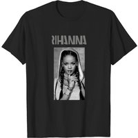 Rihanna Men's Black T-Shirt