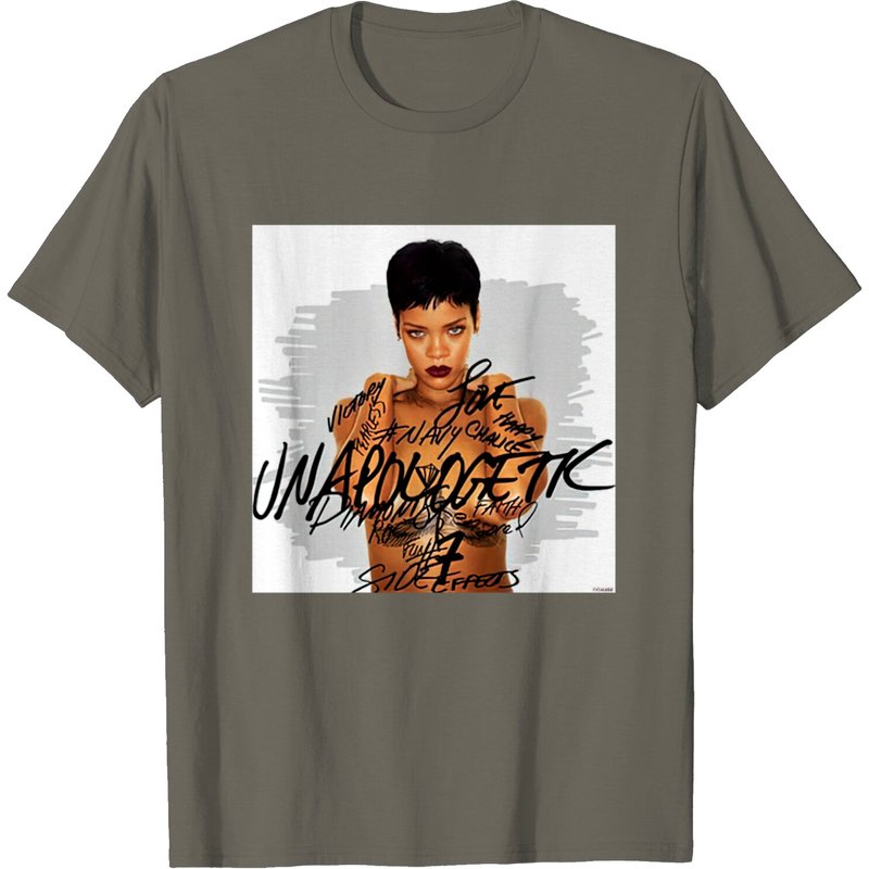 T-shirt pour hommes Rihanna en noir — T-shirts pour hommes