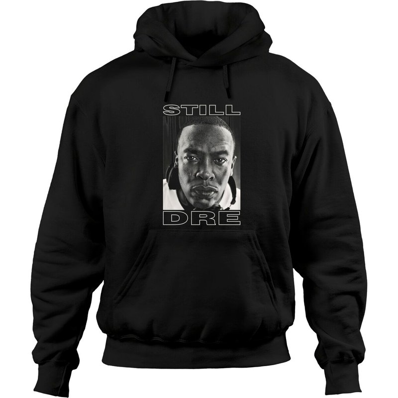 Hoodies Essentiels Originaux Dr. Dre pour Unisexe en Noir — Sweats à capuche pour hommes