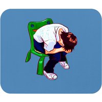 Shinji Dans La Chaise Grenouille - Tapis de Souris Froggy — Tapis de souris et sous-mains