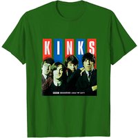 T-shirt pour hommes The Kinks Band en noir