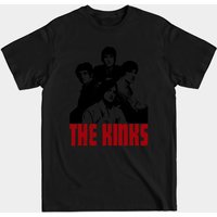 T-shirt pour hommes The Kinks avec design illustré