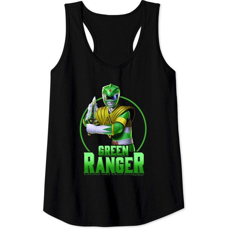 Débardeur Power Rangers Green Ranger Portrait pour hommes — T-shirts pour hommes