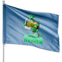 Power Rangers Green Ranger Simple Portrait House Flag