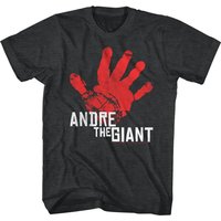 T-shirt pour hommes avec impression de la main d'Andre The Giant en noir — T-shirts pour hommes