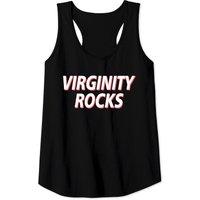 Virginity Rocks Heather Men's Tank Top — Mens T Shirts
