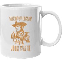 John Wayne Ceramic Mugs - Customizable and Dishwasher Safe