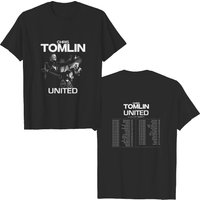 T-shirt noir pour hommes Chris Tomlin United Tour 2022