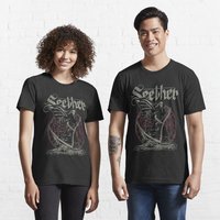 T-shirt essentiel Seether Reaper pour hommes en noir