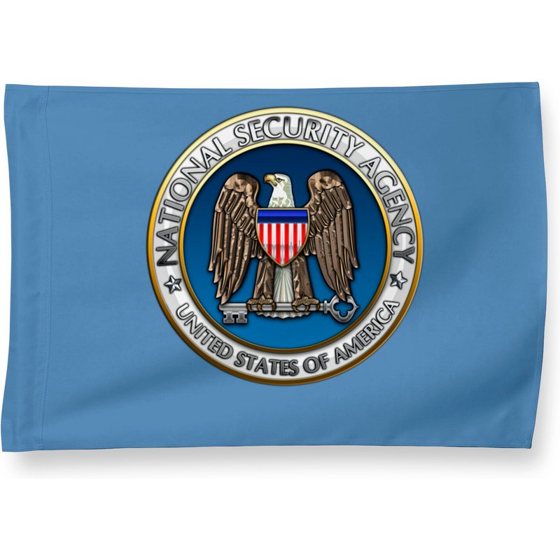 Drapeaux de Maison de l'Agence de Sécurité Nationale (NSA) à Double Face — Drapeaux décoratifs
