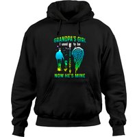 Hoodie Unisexe Grandpa's Girl - J'étais Son Ange, Maintenant Il Est Le Mien — Sweats à capuche pour hommes