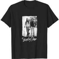 T-shirt pour hommes Steely Dan en noir