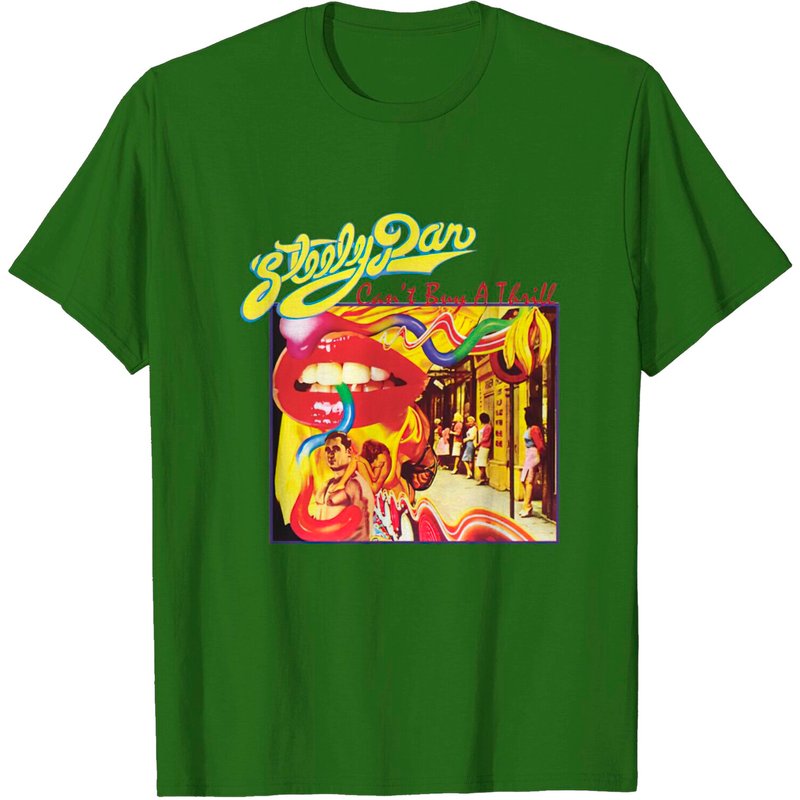 T-shirt Noir Steely Dan Aja Can't Buy A Thrill pour Homme