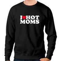 Sweatshirt Unisexe I Love Hot Moms — Sweats à capuche pour hommes