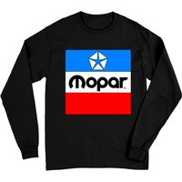 Classic Mopar Block Logo Long Sleeve T-Shirt for Unisex