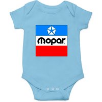 Classic Mopar Block Logo Onesie