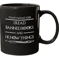 I Read Banned Books And I Know Things Mug — Mugs & Tumblers