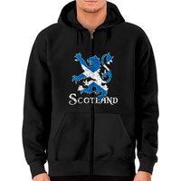 Hoodie zippé unisexe Écossais Lion Rampant — Sweats à capuche pour hommes