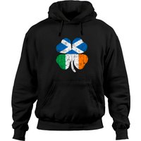 Hoodie Unisexe Drapeau Irlandais Écossais pour la Saint-Patrick — Sweats à capuche pour hommes