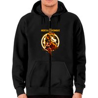 Mortal Kombat 11 Scorpion Flames Hoodie Zippé