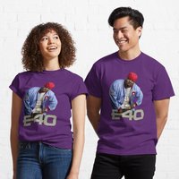 T-shirt E-40 Classique pour hommes en noir — T-shirts pour hommes