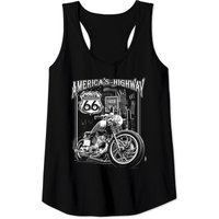 America's Highway Route 66 MC Motorcycle Chopper Men's T-Shirt — Mens T Shirts