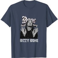 T-shirt Classique Bizzy Bone pour Hommes en Noir