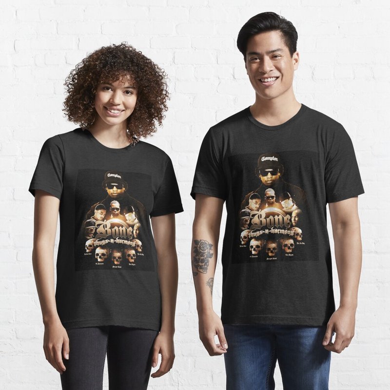 T-shirt essentiel Bone Thugs N Harmony Logos pour hommes — T-shirts pour hommes