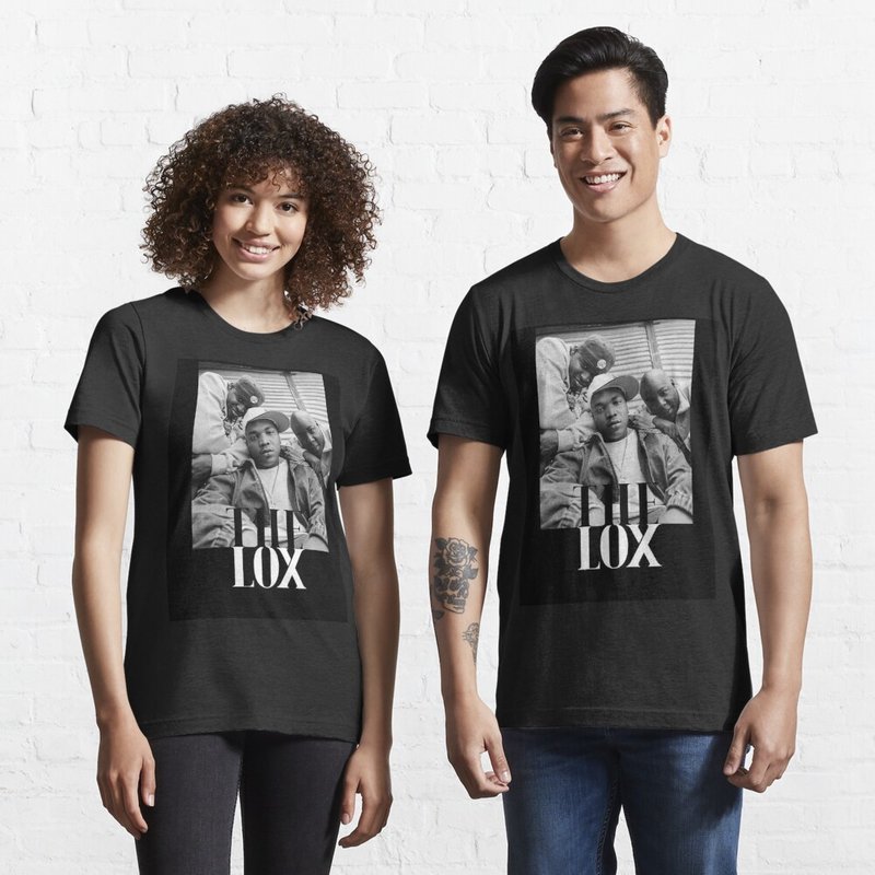 T-shirt essentiel Lox Team pour hommes en noir — T-shirts pour hommes