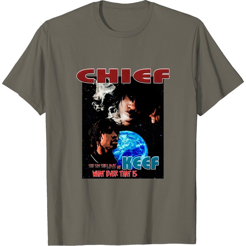 Chief Keef Rap Tee T-Shirt for Men — Mens T Shirts