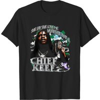 T-shirt Rap Chief Keef pour hommes en noir