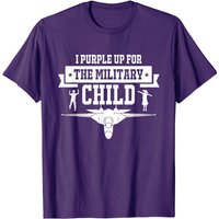 T-shirt I Purple Up pour le Mois des Enfants Militaires — T-shirts pour hommes