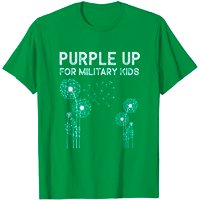 Purple Up Military Kids Month T-Shirt for Men — Mens T Shirts