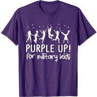 T-shirt Purple Up pour le Mois des Enfants Militaires 2021
