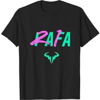 T-shirt classique Rafae Nadal pour hommes - Noir