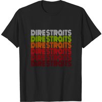 T-shirt Vintage Classique Dire Straits pour Hommes