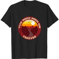 T-shirt classique The Road Goes On Forever pour hommes