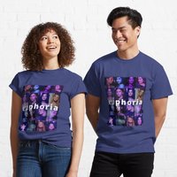 T-shirt classique Euphoria pour hommes en noir
