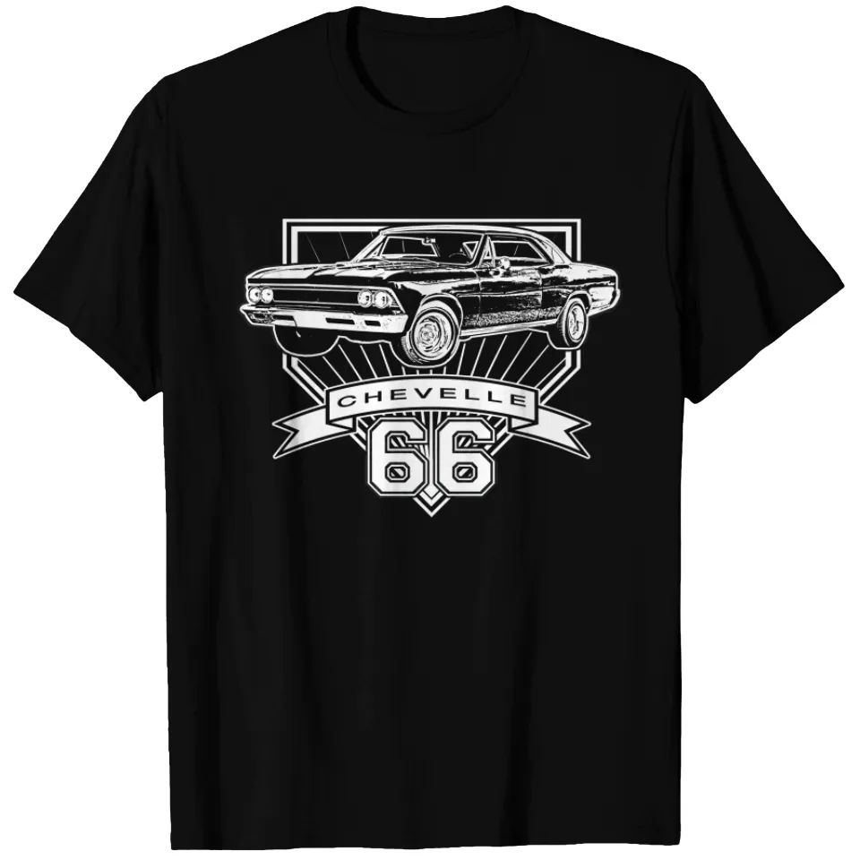 1966 Chevelle Classic T-Shirt Men's Heavyweight Black — Mens T Shirts