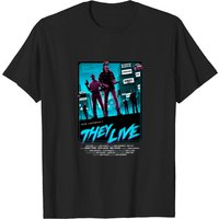 T-shirt classique avec illustration de poster They Live