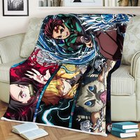 Kimetsu No Yaiba Throw Blanket — Throw Blankets