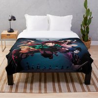 Demon Slayer Throw Blanket