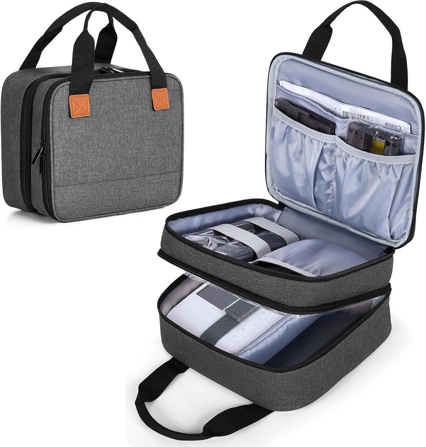 Photo Printer Bag for SELPHY CP1500 CP1300 CP1200 with Accessory Pockets — Photo Printer