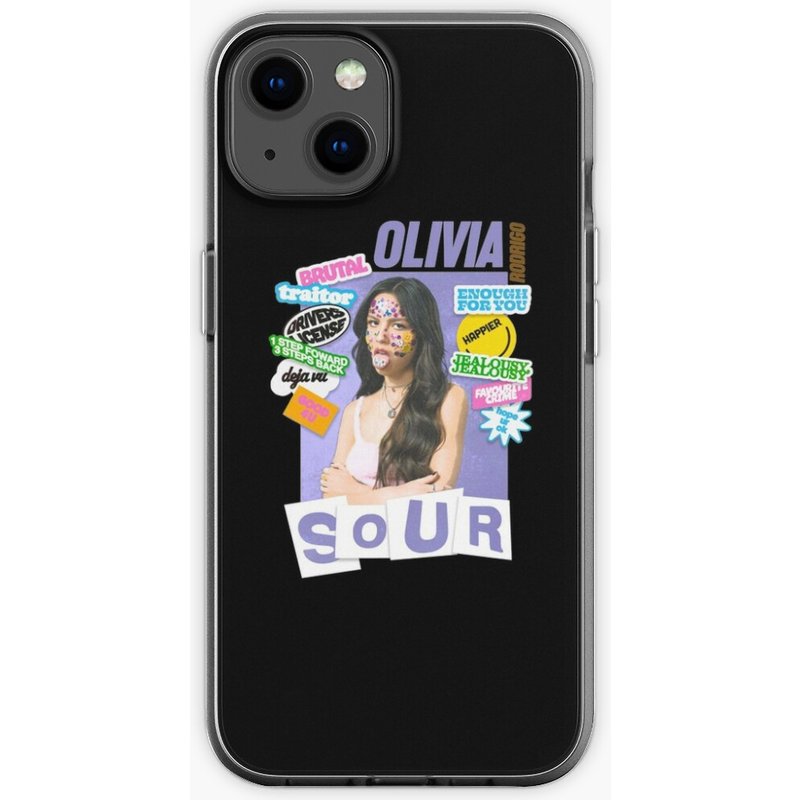 Coque iPhone Olivia Rodrigo - Design Flexi avec coque TPU transparente — Coque de téléphone