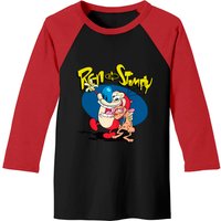 T-shirt de baseball classique Nickelodeon Ren And Stimpy pour hommes — T-shirts pour hommes