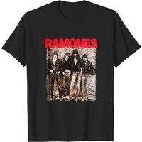 T-Shirt Ramones pour hommes en noir