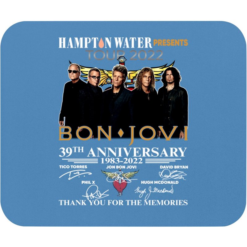Bon Jovi Tour 2022 Mouse Pads for Gaming and Browsing — Mouse Pads & Desk Mats