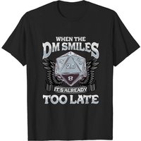 T-shirt de jeu fantastique Quand le DM sourit pour hommes — T-shirts pour hommes