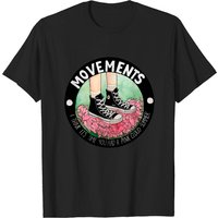 T-shirt essentiel Movements-Daylily pour hommes en noir — T-shirts pour hommes