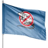 No Rat Sign Stop Snitching Pest Control House Flag